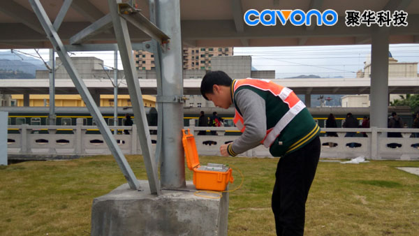 光纖光柵應變監測鐵路塔基